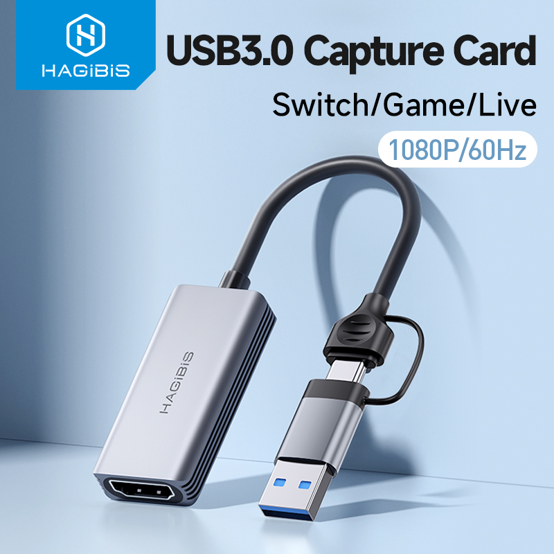 Hdmi Cable - بطاقة التقاط الفيديو Hagibis USB 3.0