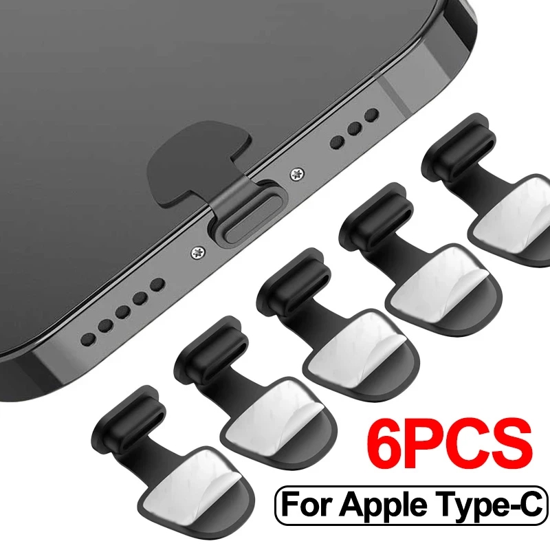 Usb C Hub - 1/4/6 قطع من أغطية منافذ الشحن