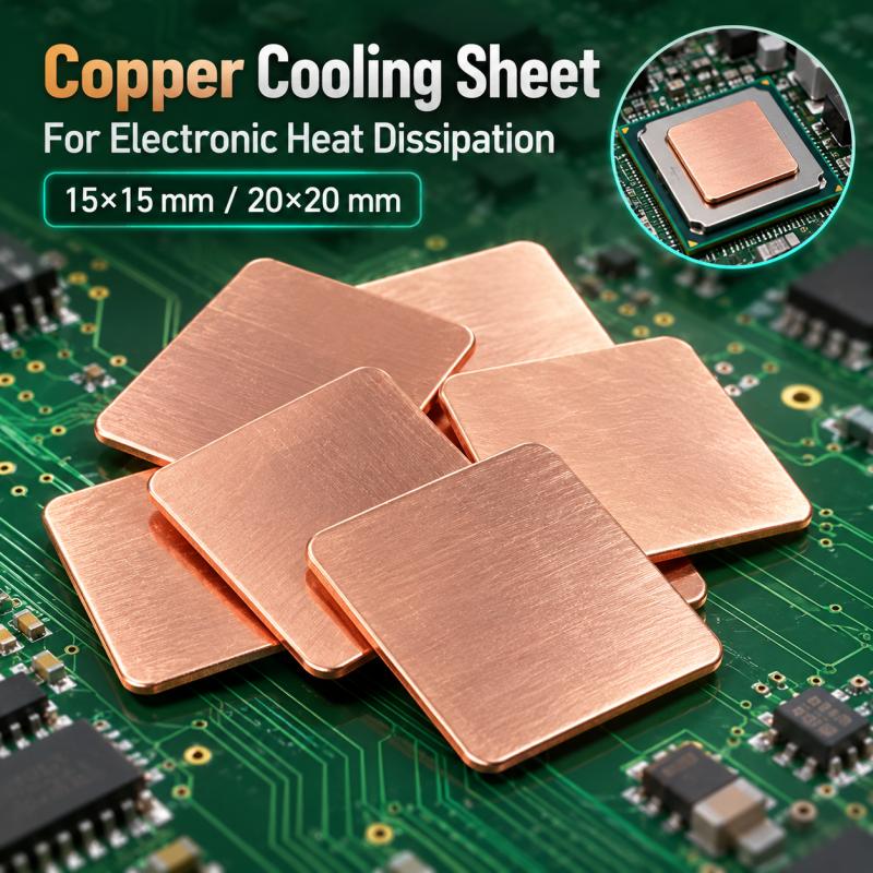 Laptop Cooling Pad - 1/2/3 قطع من وسادات التبريد النحاسية