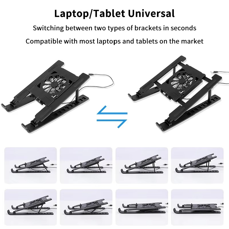 قاعدة تبريد محمولة قابلة للطي  - مراجعة Laptop Cooling Pad وسعره