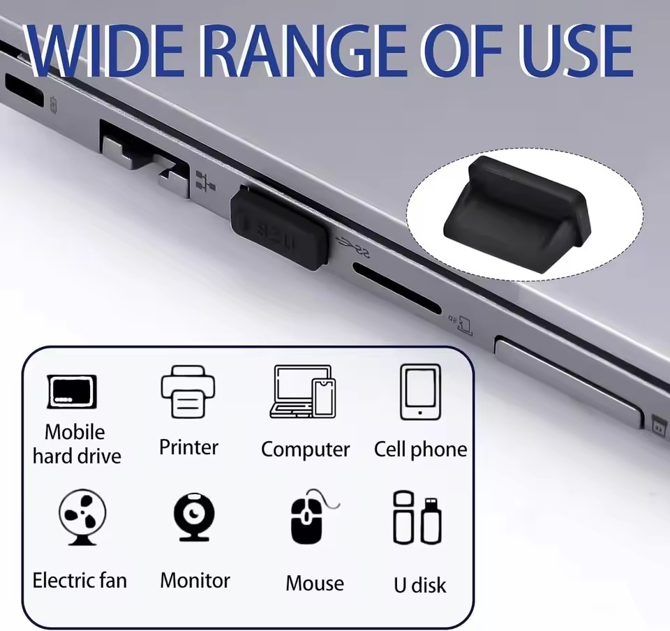غطاء حماية من الغبار لمنفذ شحن - مراجعة Usb Hub وسعره