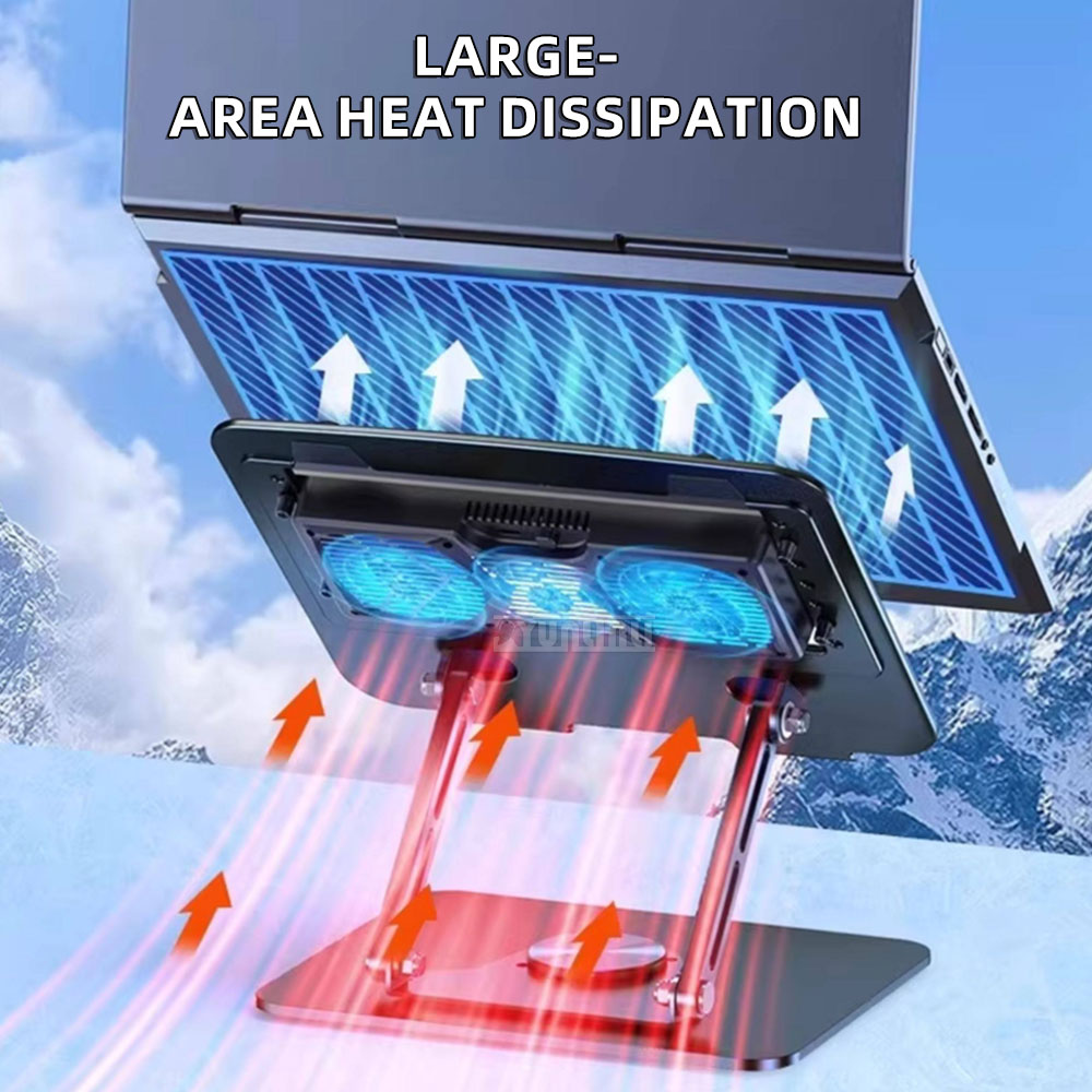 مبرد كمبيوتر محمول D21 مع مروح - مراجعة Laptop Stand وسعره